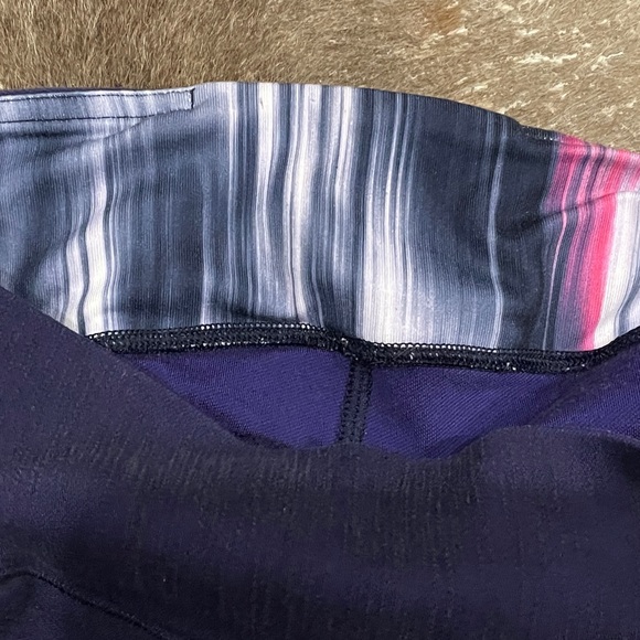 Lululemon Leggings Waist Straight Inseam Navy Blue Size 4 - Picture 6 of 9